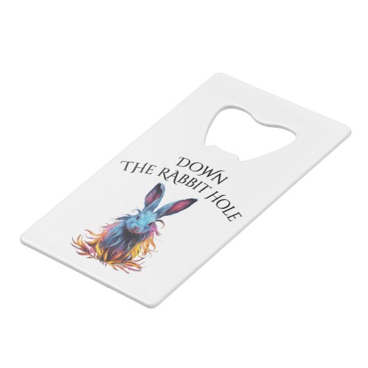 Custom Down Rabbit Hole Blue Bunny (Devant Angle)