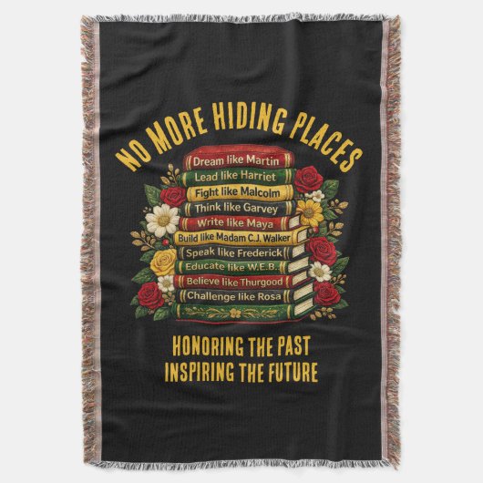 Custom Dream Like Martin Black History Heroes Deken (Voorkant Verticaal)