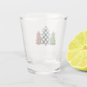 Custom Drinkware Kerstboom Ontwerp Drink Shot Glas (Achterkant)