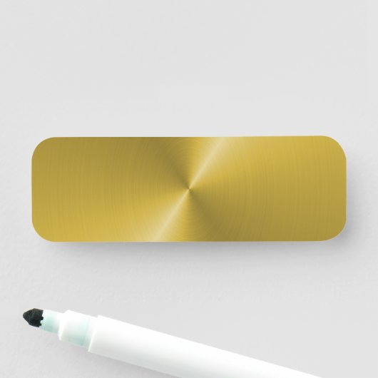 Custom Dry Erase Blank Name Badge (In situ)