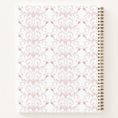 Custom Dusty Rose Botanical Butterfly Journal  (Dos)