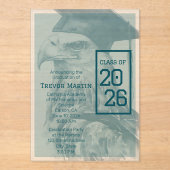 Custom Eagle Graduation Announcement Invitation (Recto)