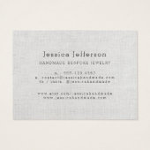 Custom Earring Jewelry Pink Floral Display Card (Dos)