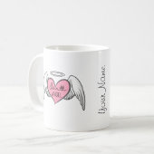 Custom Earth Angel Mok – Hart, Vleugels & Halo (Voorkant links)