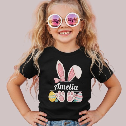 Custom Easter Bunny Name T-shirt