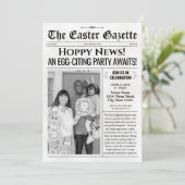Custom Easter Party Invitation journal w. Photo (Debout devant)