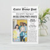 Custom Easter Party Invitation journal w. Photo (Debout devant)