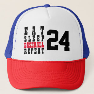 CUSTOM EAT SLAAP HONKBAL HERHALEN TRUCKER PET