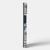Custom Elegant Boho Chic Blue Blossom Case-Mate iPhone Case (Achterkant / Rechts)