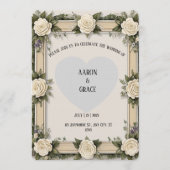 Custom Elegant Envelope in Rose Petals Kaart (Voorkant)