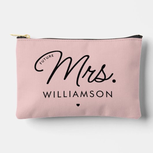Custom Elegant Future Mrs Modern Verloving Etui (Voorkant)