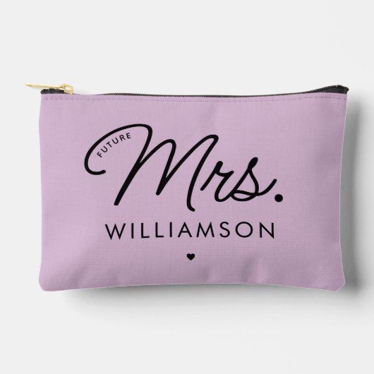Custom Elegant Future Mrs Modern Verloving Etui (Voorkant)
