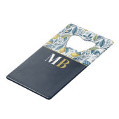 Custom Elegant Mediterranean Lemon Botanical Navy (Dos Angle)