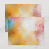 Custom Elegant Modern Abstract Blank Sjabloon (Voorkant / Achterkant)