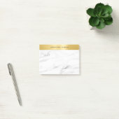 Custom Elegant Modern Eenvoudig Goud Marmer Sjablo Post-it® Notes (Kantoor)
