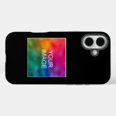 Custom Elegant Modern Eenvoudige Sjabloon Stoer Case-Mate iPhone Case (Achterkant (horizontaal))