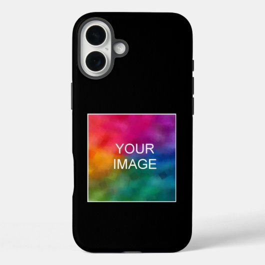 Custom Elegant Modern Eenvoudige Sjabloon Stoer Case-Mate iPhone Case (Achterkant)