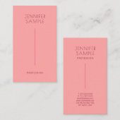 Custom Elegant Moderne Handtekening Matte Paper Lu Visitekaartje (Voorkant / Achterkant)