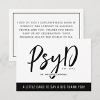 Custom Elegant PsyD Doctor in de Psychologie