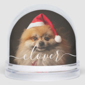 Custom Elegant Script Modern 2 Photo Pet Dog (Avant)