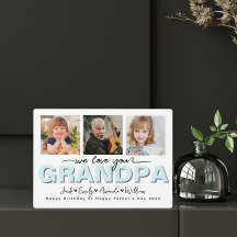 Custom Elegant We houden van je opa Fotocollage