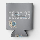 Custom Elegant Wedding Day Favoriet Blikjeskoeler (Voorkant)