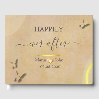 Custom Elegant Wedding Guest Book Gastenboek