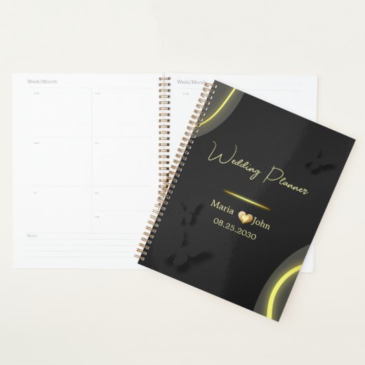 Custom Elegant Wedding Planner (Display)