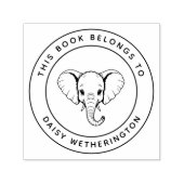 Custom Elephant Dit boek hoort bij de naam van Kin Zelfinktende Stempel (Design)