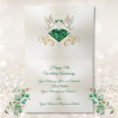 Custom Emerald, 55e bruiloft Jubileum Kaarten