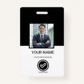 Custom Employee ID Badge (Voorkant)