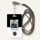 Custom Employee ID Badge (Voorkant met draagriem)