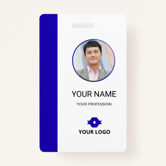 Custom Employee ID Badge (Voorkant)