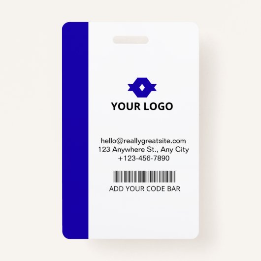 Custom Employee ID Badge (Achterkant)