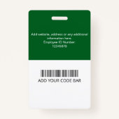 Custom Employee ID Badge (Dos)