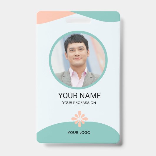 Custom Employee ID Badge (Face)