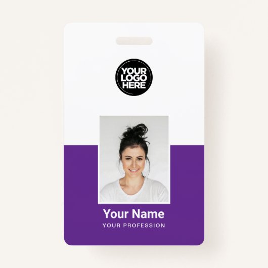 Custom Employee Photo Company Security Id Badges (Voorkant)