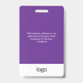 Custom Employee Photo Name Tag Badges (Dos)