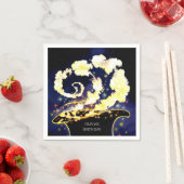 Custom Enchanted Wand Wizard Verjaardag Servet (Insitu)