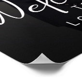 Custom Engagement Photo Welcome Sign Poster (Hoek)