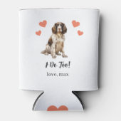 Custom Engels Spaniel Pet Wedding Koelbox Blikjeskoeler (Voorkant)