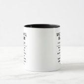 Custom Enginer Funny Mechanical Engineer Gift idee Mok (Midden)