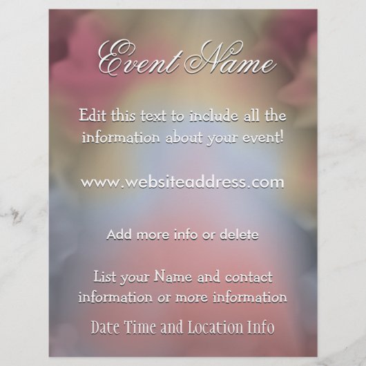 Custom Event Heaven Flyer (Voorkant)