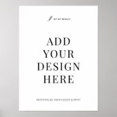 Custom Event Marketing Poster Afdrukken 18x24" (Voorkant)