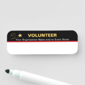 Custom Event Staff Volunteer Naamplaatje (In situ)