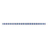 Custom Evil Eye Blue Mati cadeau wrap lint (Voorkant)