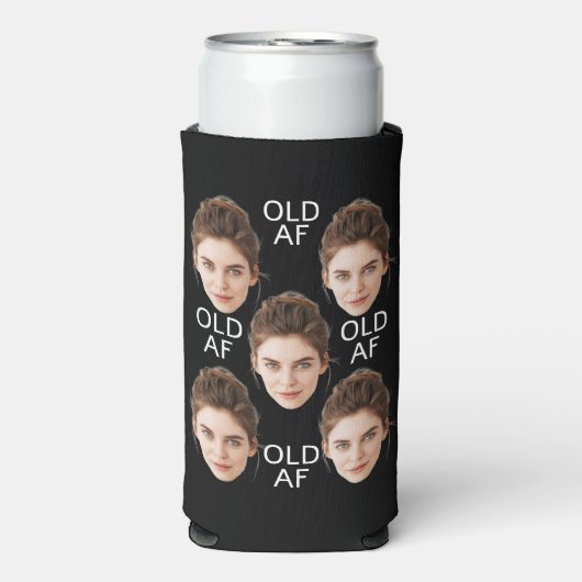 Custom Face 20th 30th 40th 50th 60 Birthday Squad (Seltzer Voorkant)