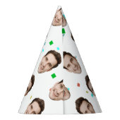 Custom Face 20th 30th 40th 50th 60th 70th Verjaard Feesthoedjes (Achterkant)