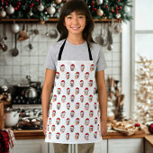 Custom Face Apron, Santa Hat 4 Photos Christmas Schort