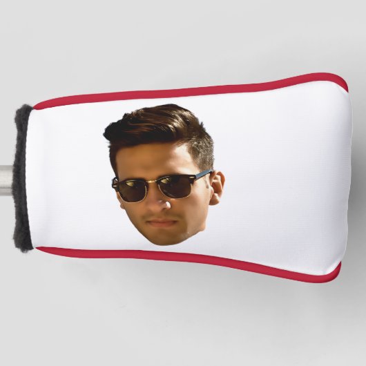 Custom Face Cutout Bachelorette Party Verjaardag Golfheadcover (Voorkant)
